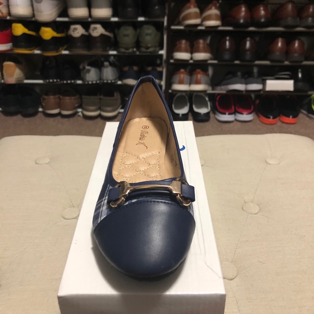 Blue flats